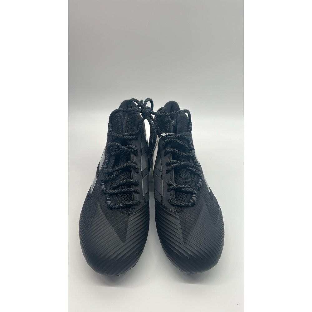 New Adidas F97423 Men's Sz 9 Black/Gray Freak Carbon Mid Football Cleats - Picture 4 of 6